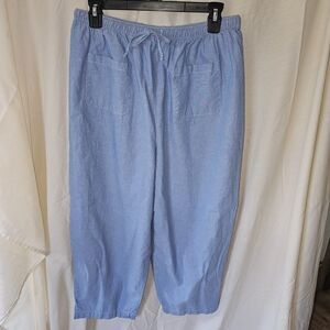 Teddi Women's Light Blue Capris